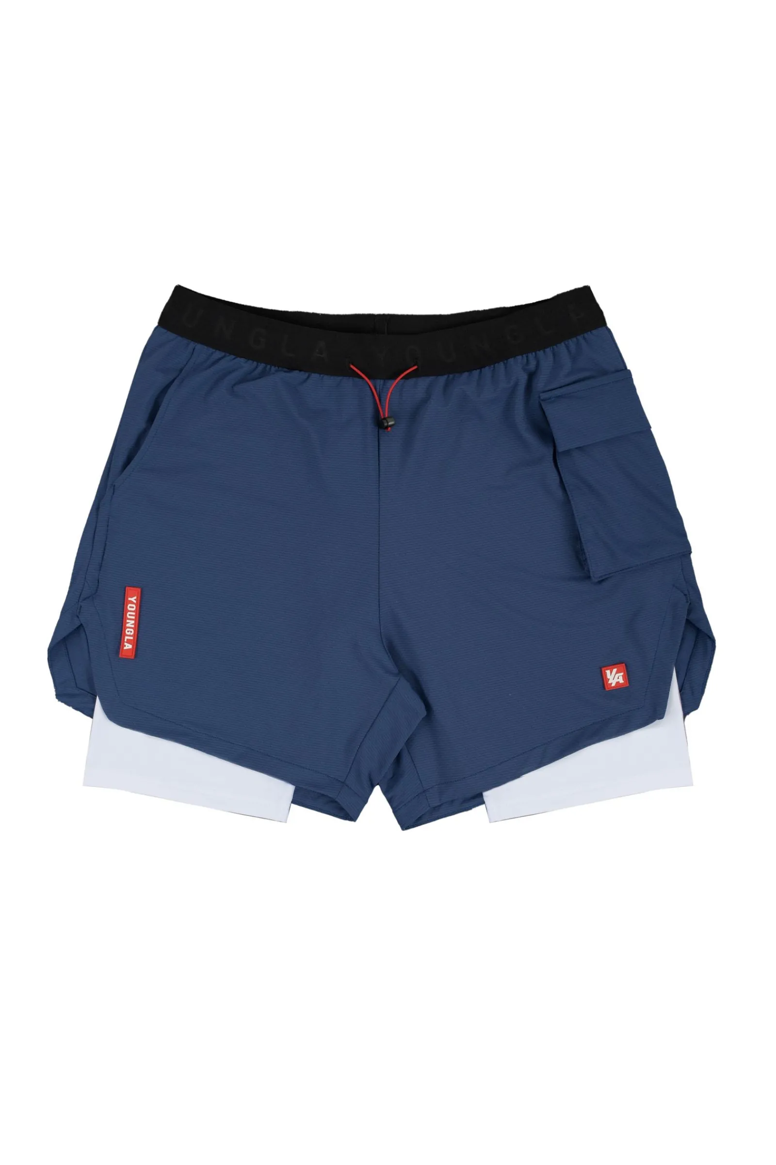 Shorts<Youngla 121 Performance Line Compression Shorts Black|White|Beige|Forest Green