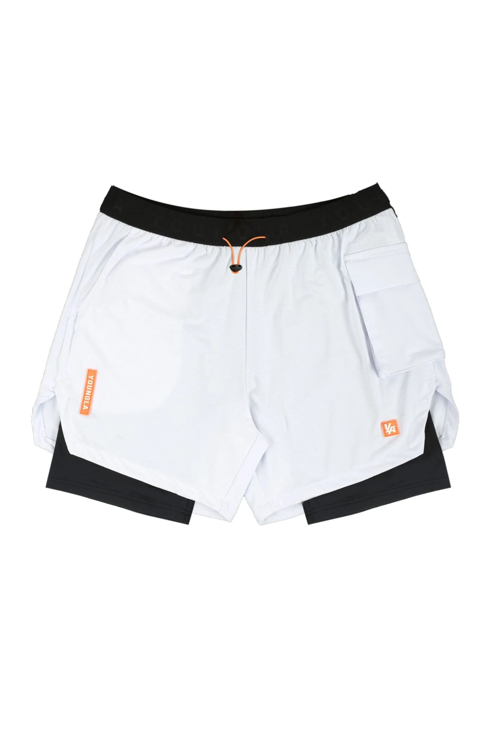 Shorts<Youngla 121 Performance Line Compression Shorts Black|White|Beige|Forest Green