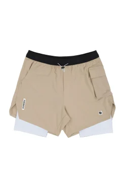 Shorts<Youngla 121 Performance Line Compression Shorts Black|White|Beige|Forest Green