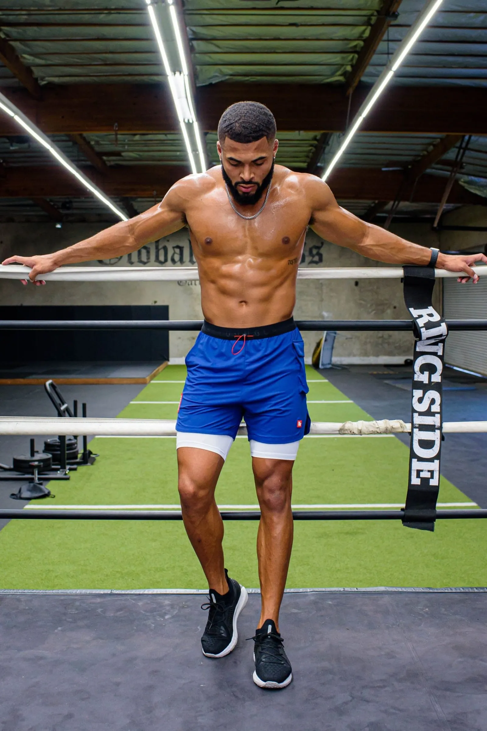 Shorts<Youngla 121 Performance Line Compression Shorts Black|White|Beige|Forest Green
