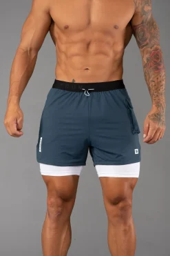 Shorts<Youngla 121 Performance Line Compression Shorts Black|White|Beige|Forest Green