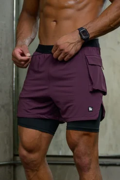 Shorts<Youngla 121 Performance Line Compression Shorts Black|White|Beige|Forest Green