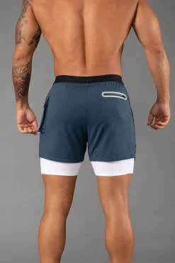 Shorts<Youngla 121 Performance Line Compression Shorts Black|White|Beige|Forest Green
