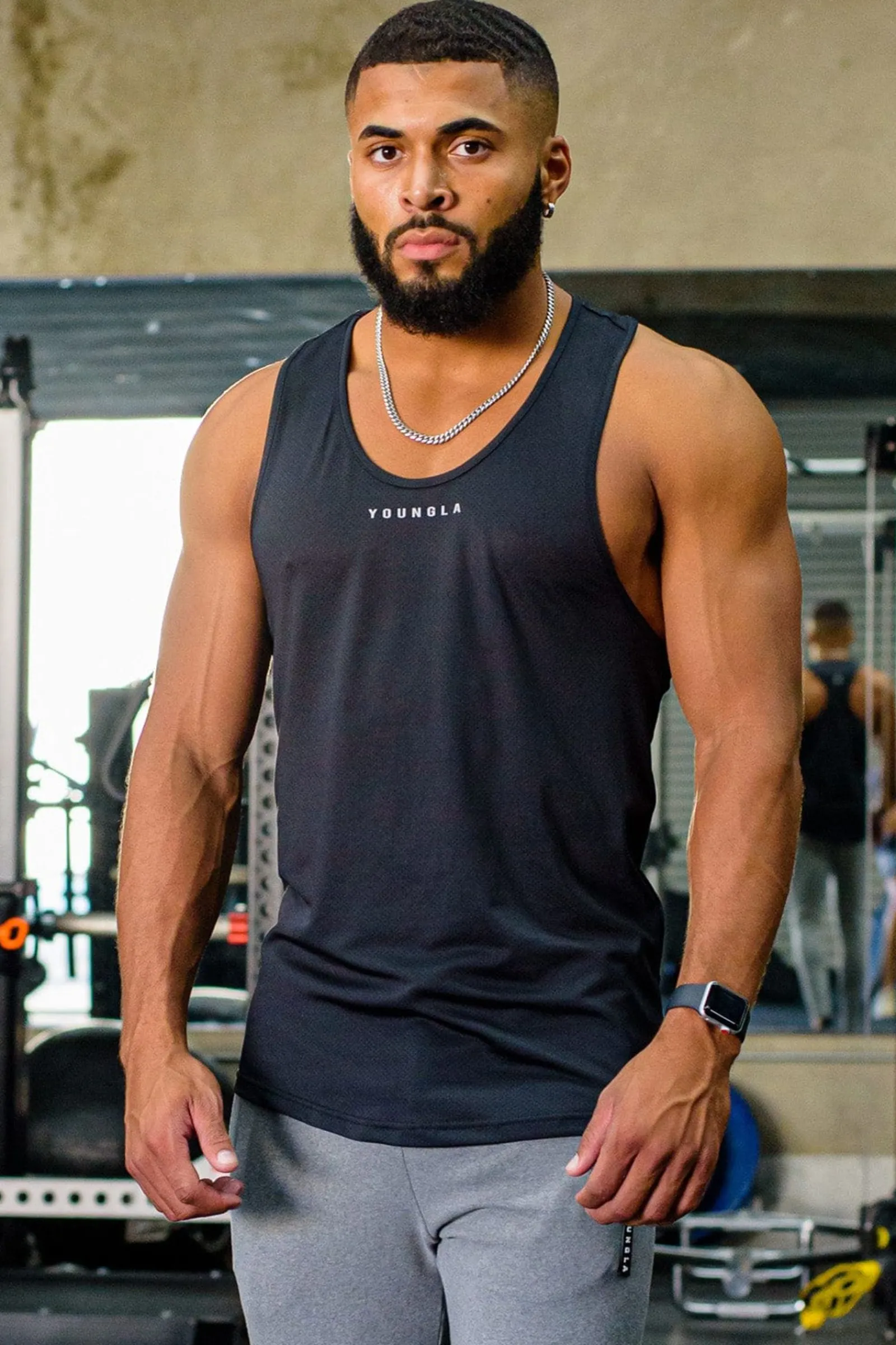Tanks<Youngla 305 Performance Line Tank Tops Black|Beige|Camo Black|Camo White