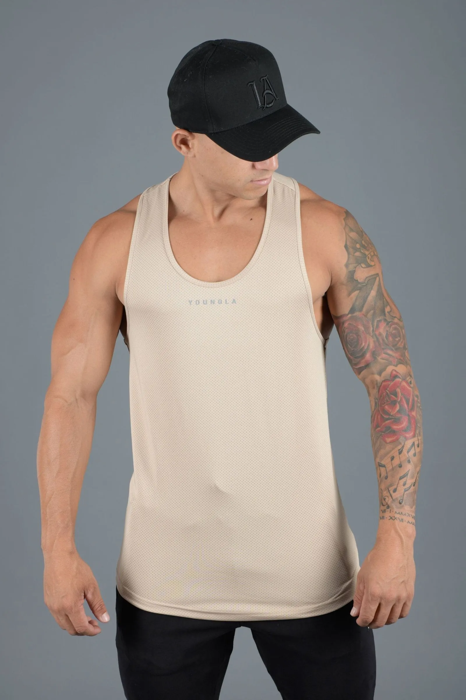 Tanks<Youngla 305 Performance Line Tank Tops Black|Beige|Camo Black|Camo White