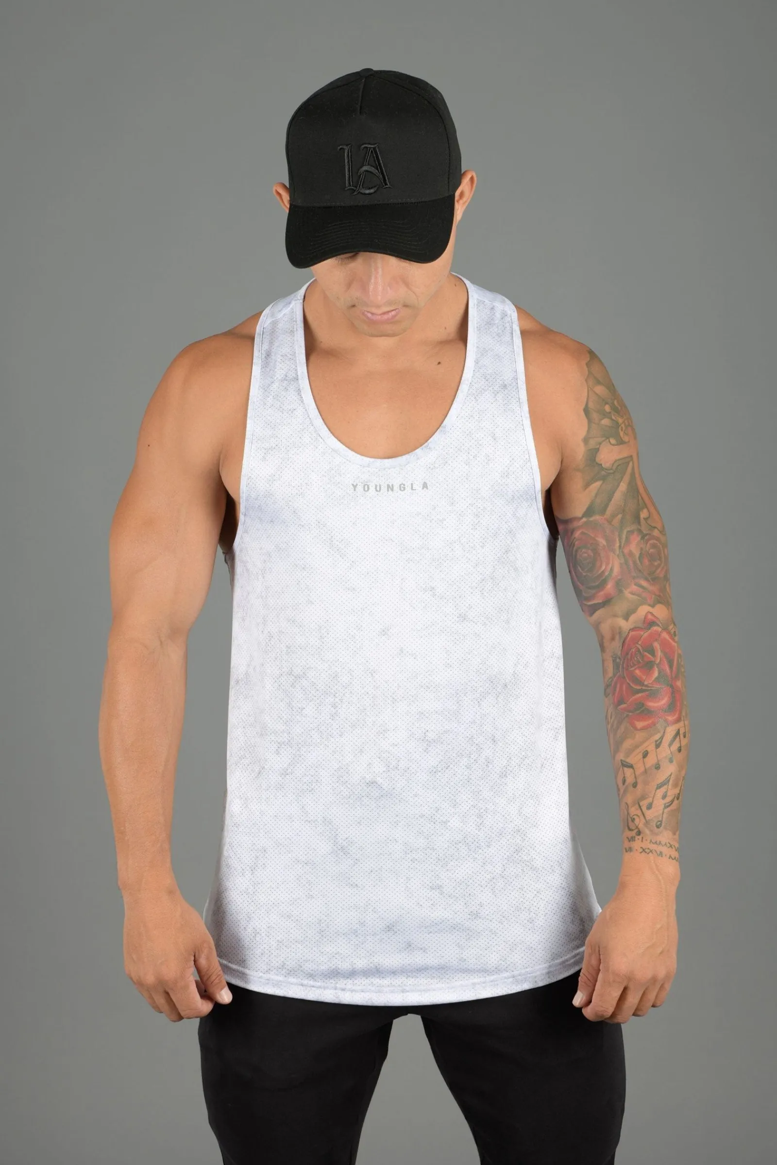 Tanks<Youngla 305 Performance Line Tank Tops Black|Beige|Camo Black|Camo White