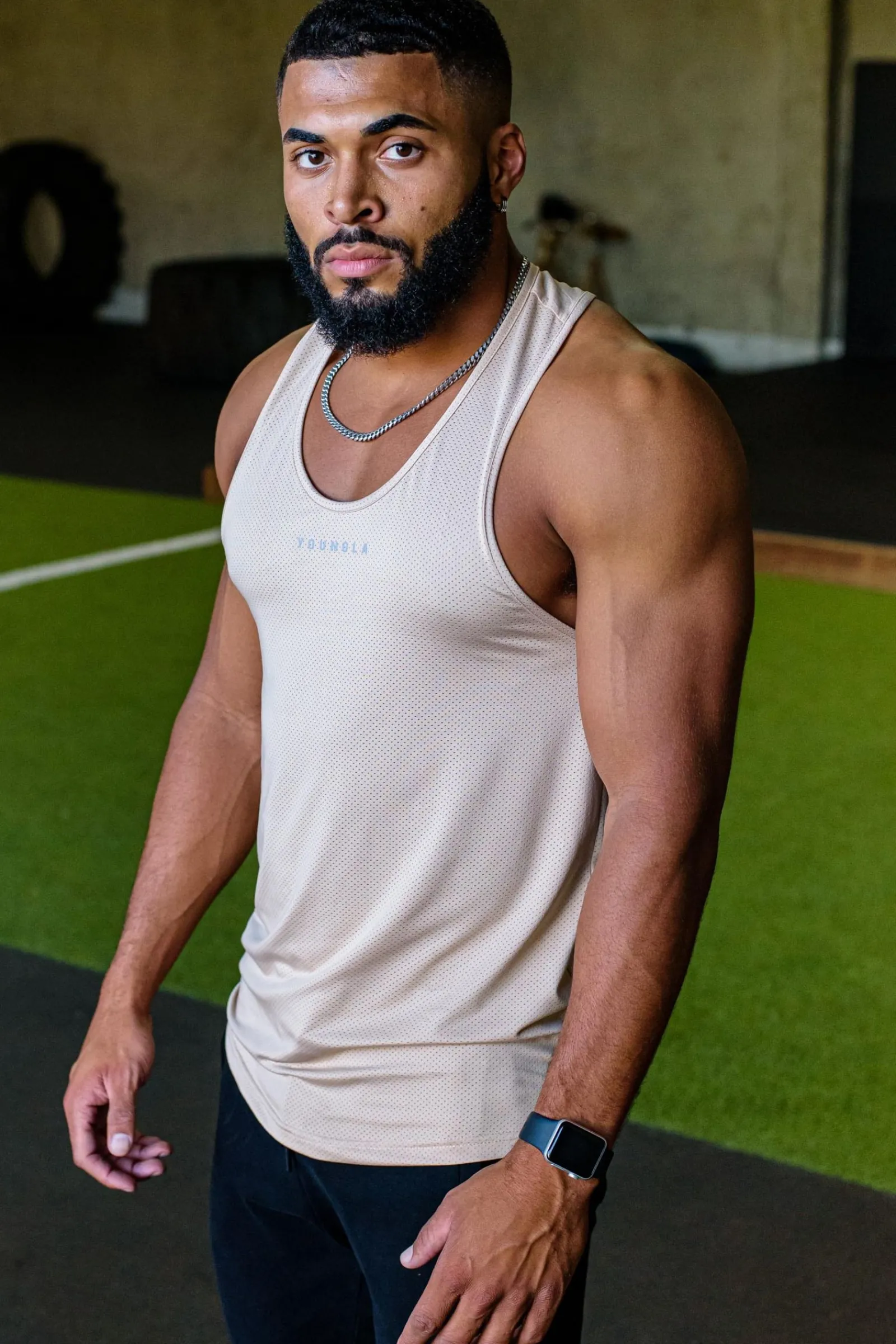 Tanks<Youngla 305 Performance Line Tank Tops Black|Beige|Camo Black|Camo White