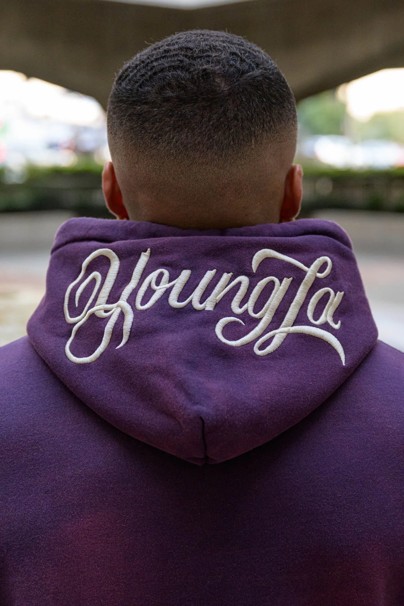Outerwear<Youngla 549 Phantom Hoodies Black Wash|Brown Wash|Purple Wash|Red Wash