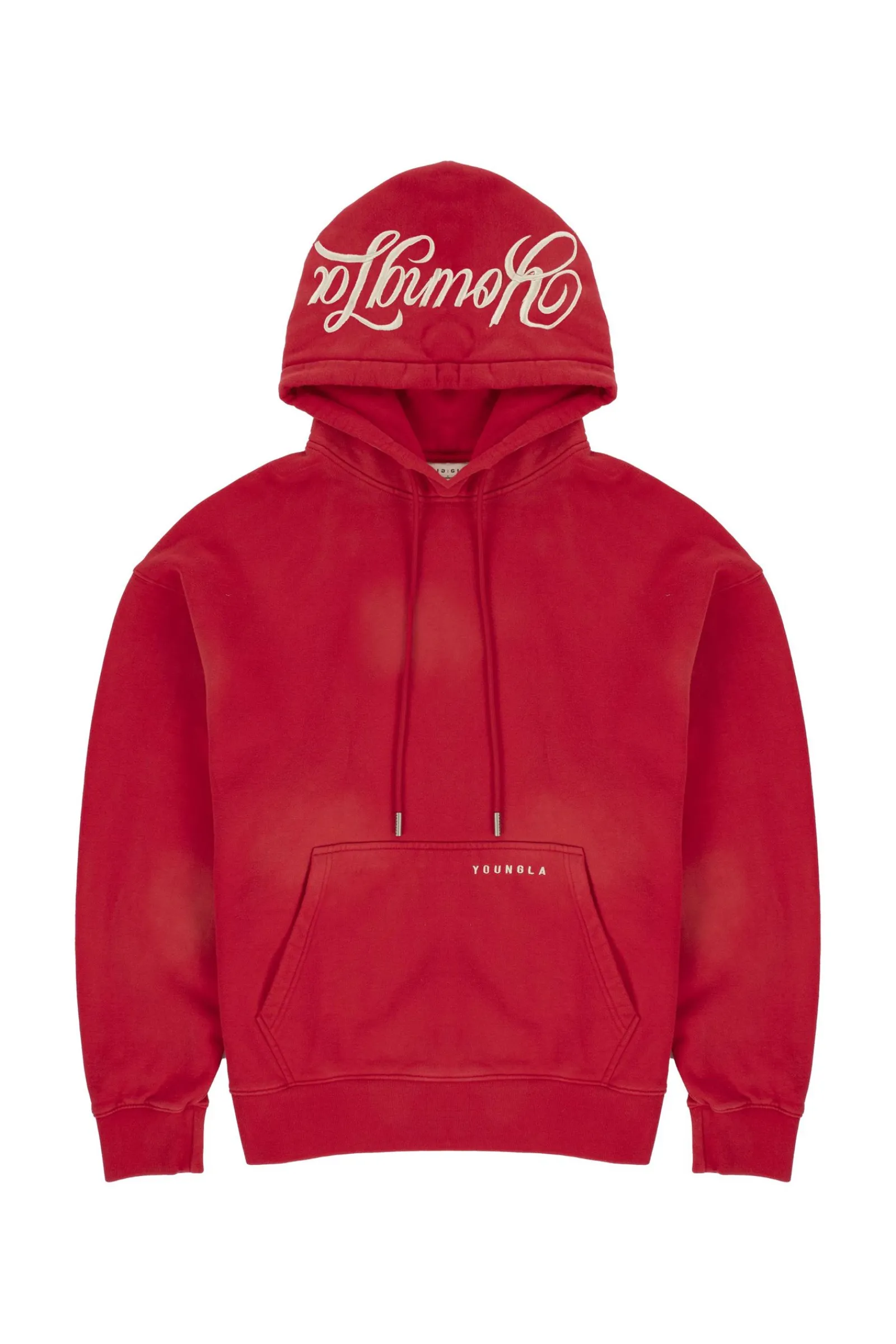 Outerwear<Youngla 549 Phantom Hoodies Black Wash|Brown Wash|Purple Wash|Red Wash