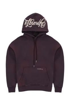 Outerwear<Youngla 549 Phantom Hoodies Black Wash|Brown Wash|Purple Wash|Red Wash