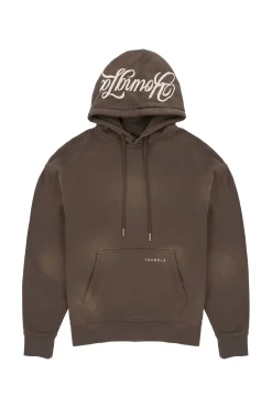 Outerwear<Youngla 549 Phantom Hoodies Black Wash|Brown Wash|Purple Wash|Red Wash