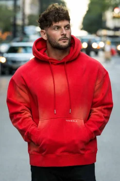 Outerwear<Youngla 549 Phantom Hoodies Black Wash|Brown Wash|Purple Wash|Red Wash