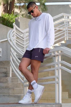 Shorts<Youngla 149 Phantom Shorts Black Wash|Brown Wash|Purple Wash|Red Wash