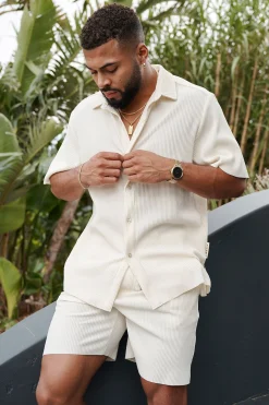 Shirts<Youngla 448 Pleated Festival Shirts Black|Chocolate|Cream|Light Blue
