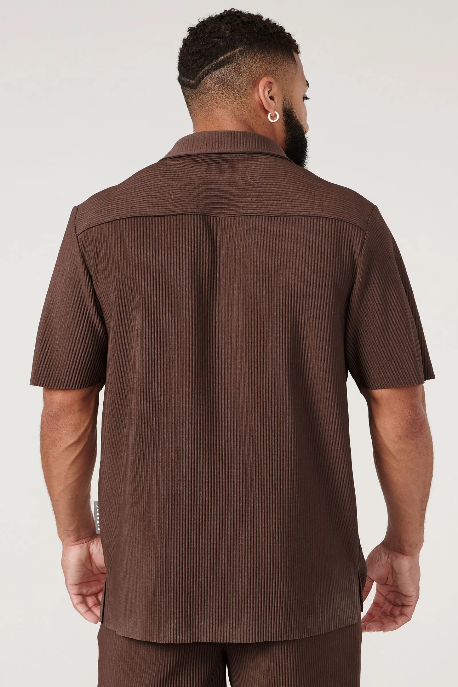 Shirts<Youngla 448 Pleated Festival Shirts Black|Chocolate|Cream|Light Blue