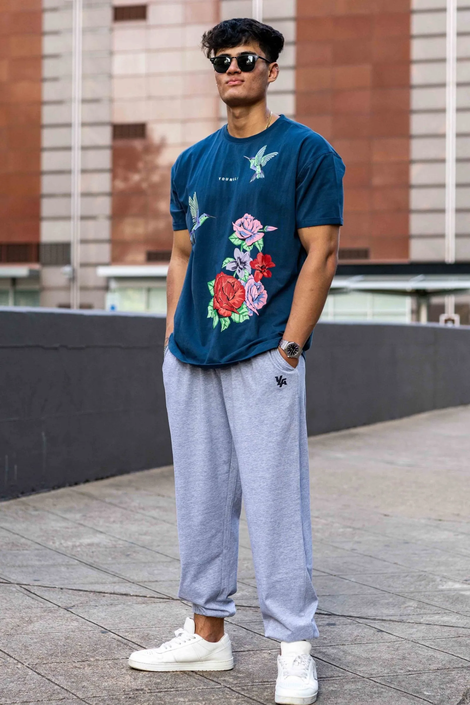 Joggers<Youngla 231 Pump Cover Joggers Black|Forest Green|Heather Grey|Navy