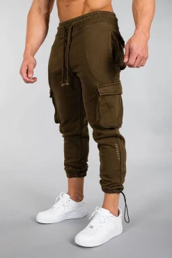 Joggers<Youngla 206 Rambo Combat Joggers Black|Brown Wash|Military Olive Wash|Taupe