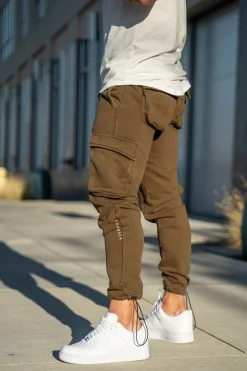 Joggers<Youngla 206 Rambo Combat Joggers Black|Brown Wash|Military Olive Wash|Taupe