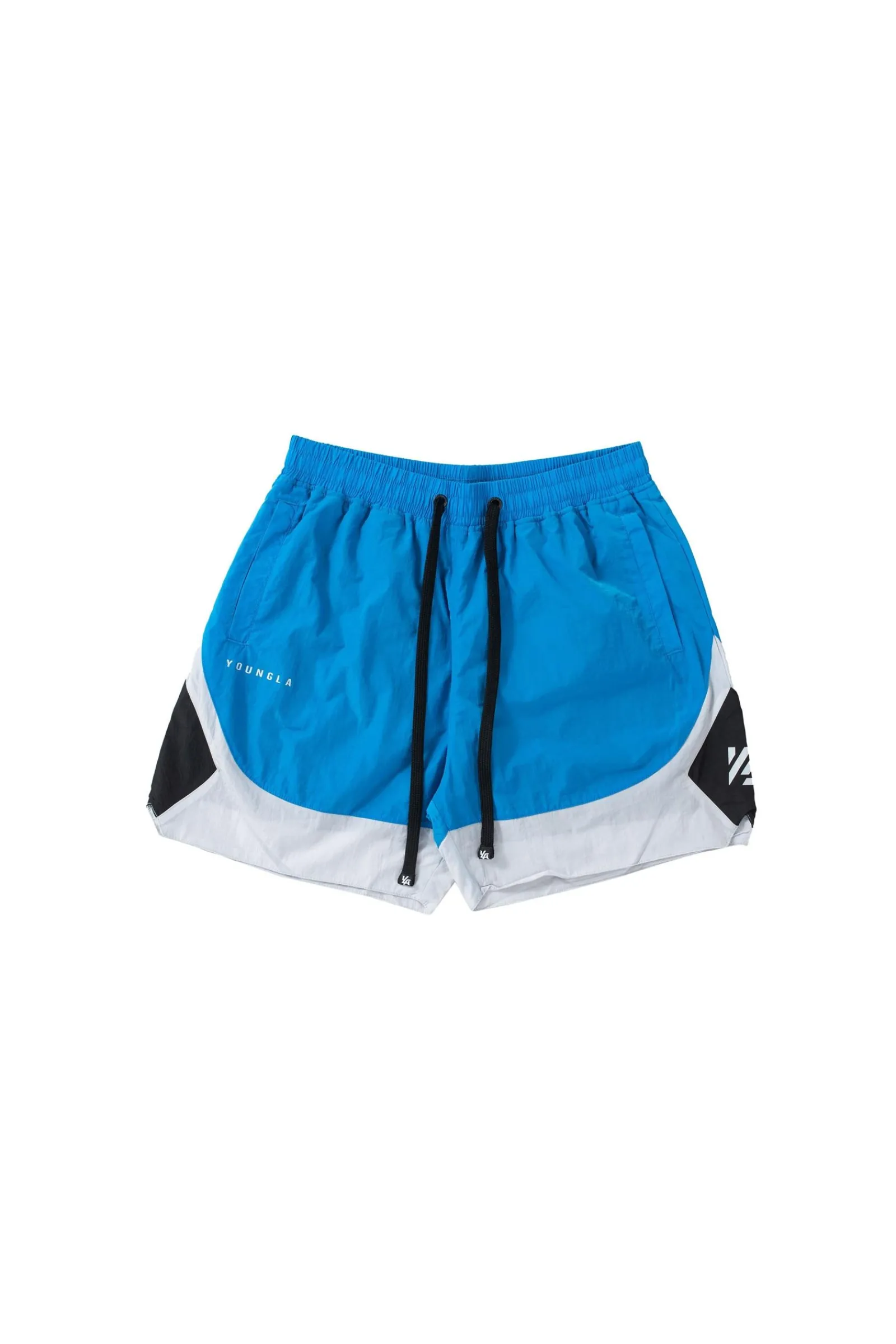 Shorts<Youngla 109 Retro Shorts All Black|All Grey|Black/Sage Green|Blue/Grey