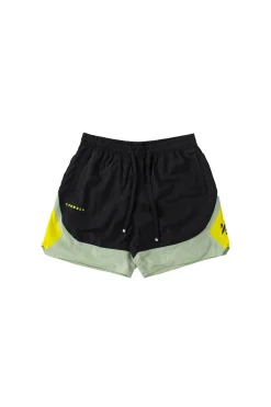 Shorts<Youngla 109 Retro Shorts All Black|All Grey|Black/Sage Green|Blue/Grey