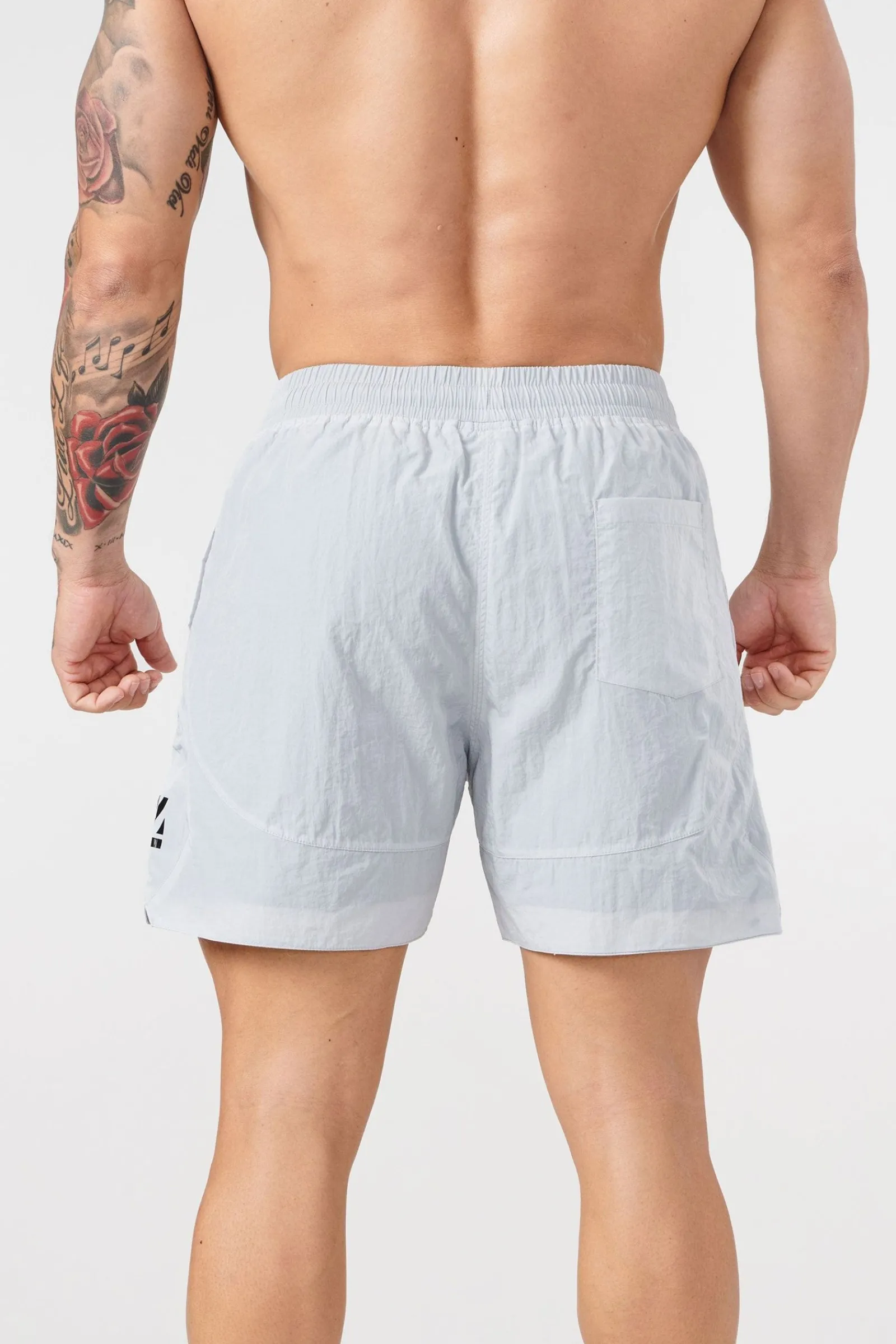 Shorts<Youngla 109 Retro Shorts All Black|All Grey|Black/Sage Green|Blue/Grey