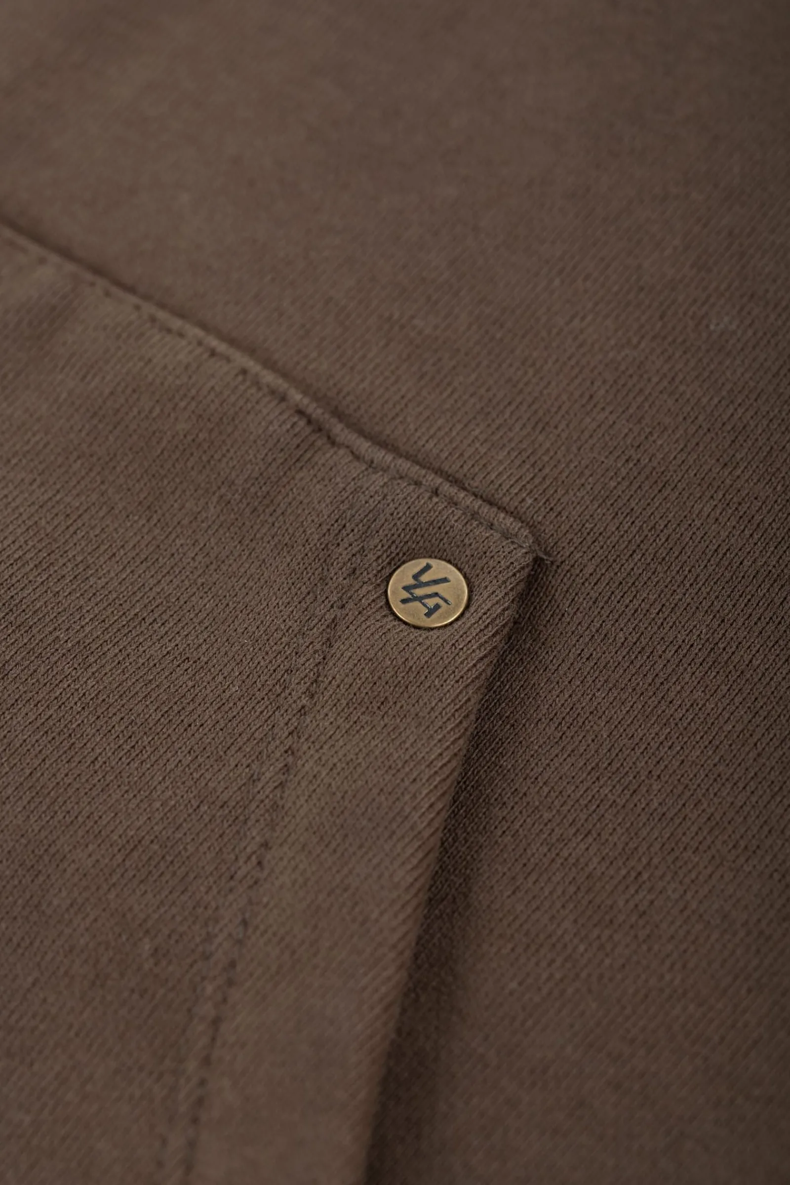 Outerwear<Youngla 546 Rivet Zipup Hoodies Black Wash|Brown Wash|Grey Wash|Off-White