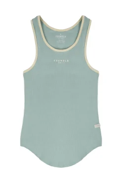 Tanks<Youngla 313 Rocket Rib Tanks Black|Salmon|Sand|Forest Green