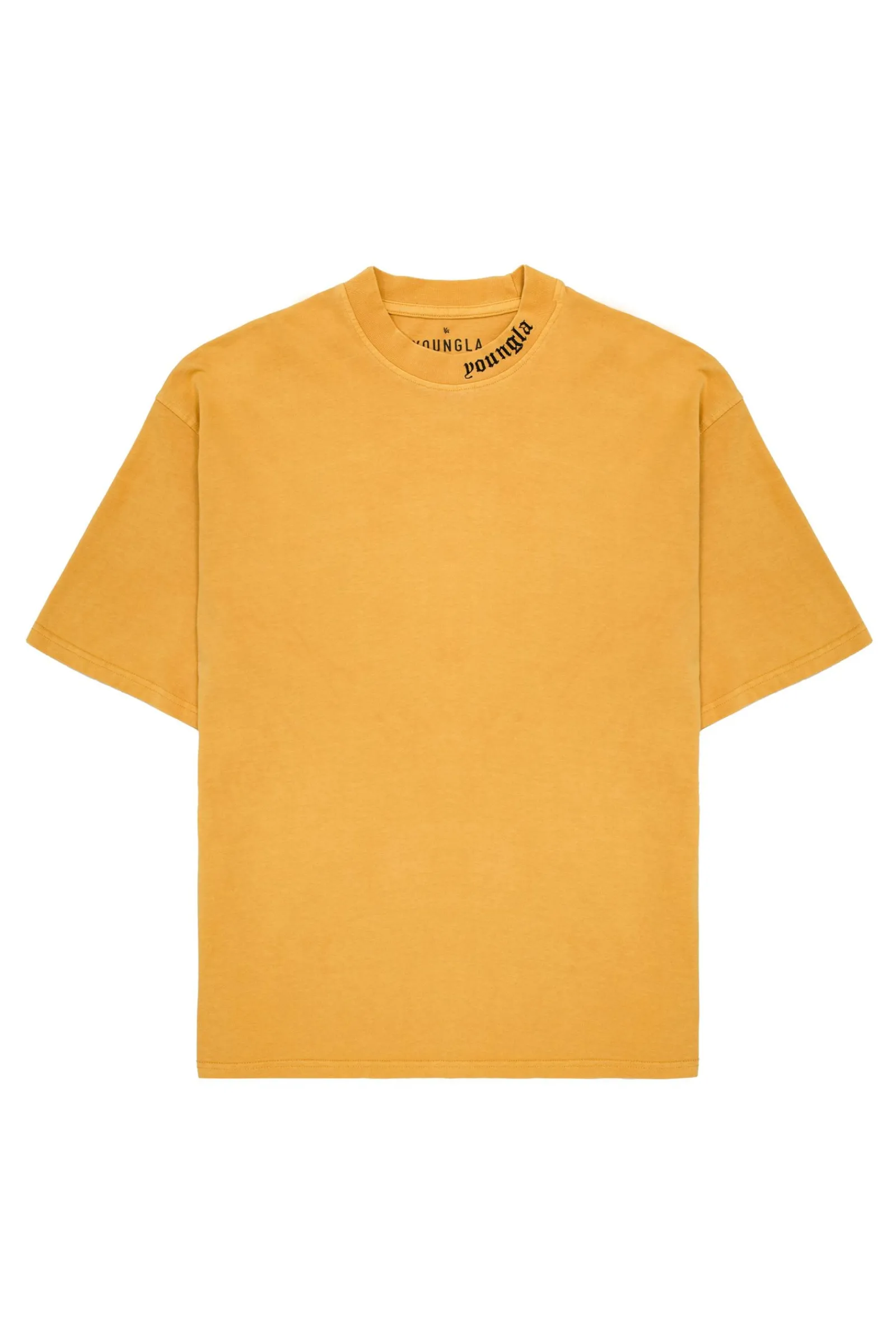 Shirts<Youngla 467 Roman Tees Black|Blue|Hot Fudge|Mustard Yellow