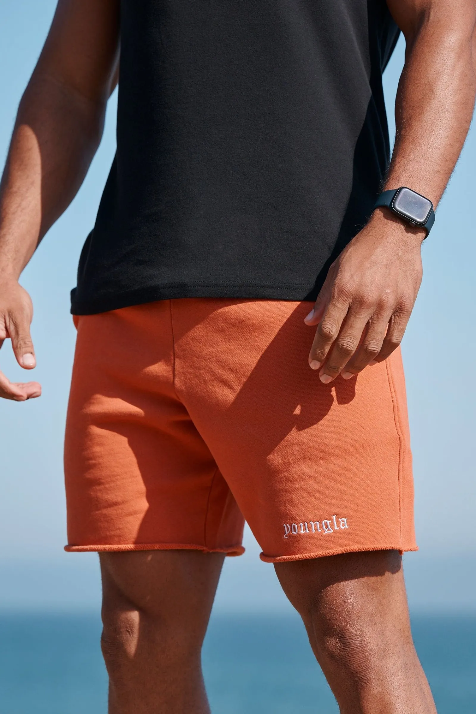 Shorts<Youngla 110 San Diego Terry Shorts Black Wash|Brown Wash|Lavender Wash|Nardo Grey Wash