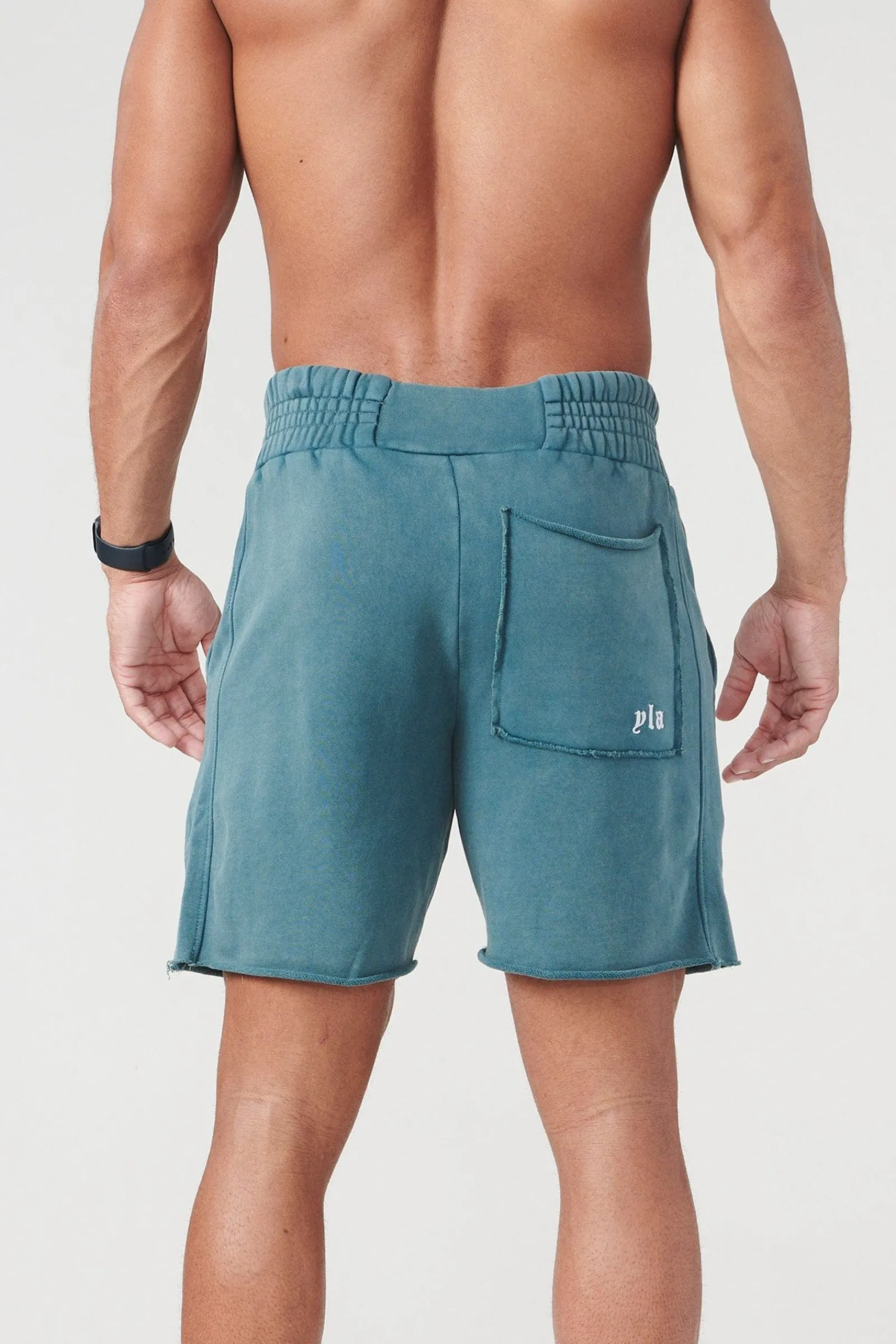 Shorts<Youngla 110 San Diego Terry Shorts Black Wash|Brown Wash|Lavender Wash|Nardo Grey Wash