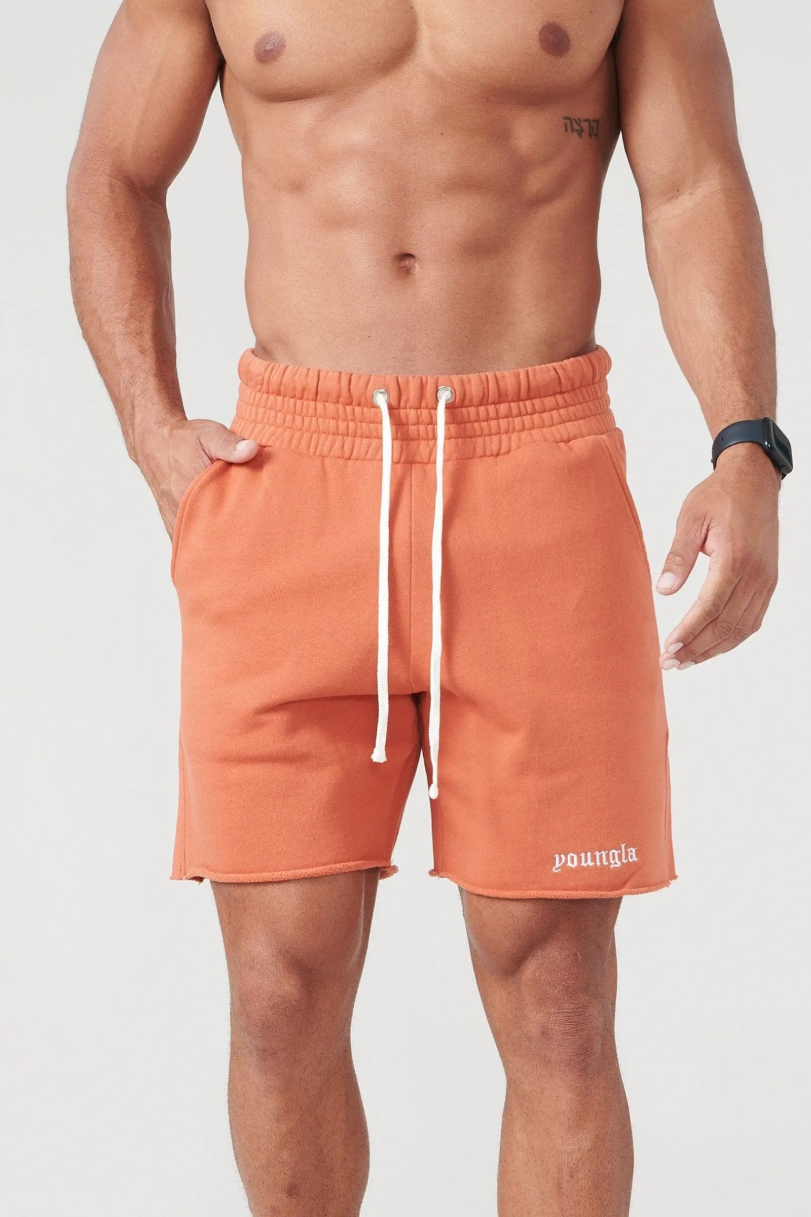 Shorts<Youngla 110 San Diego Terry Shorts Black Wash|Brown Wash|Lavender Wash|Nardo Grey Wash