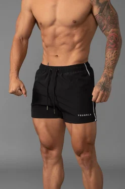 Shorts<Youngla 143 Short Short Swim Shorts Black|Orange|Pink|Plum