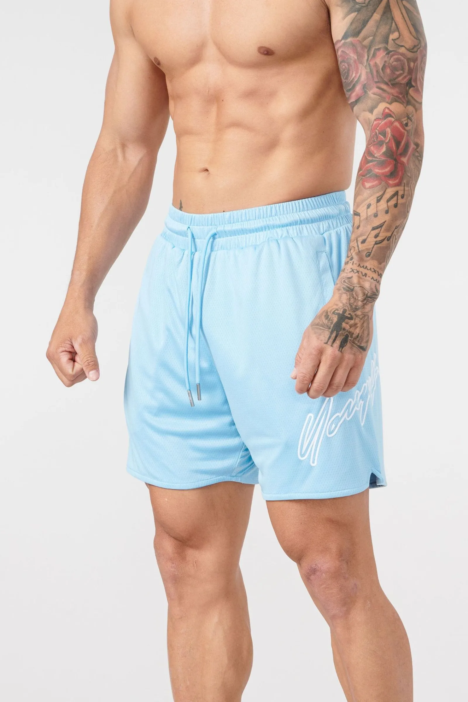 Shorts<Youngla 117 Sig Shorts Black|Carolina Blue|Dark Brown|Dark Purple