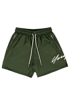 Shorts<Youngla 115 Signature Shorts Black|Brown|Navy|Off-White