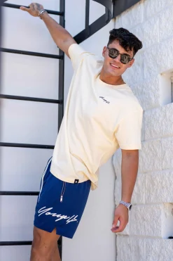 Shorts<Youngla 115 Signature Shorts Black|Brown|Navy|Off-White