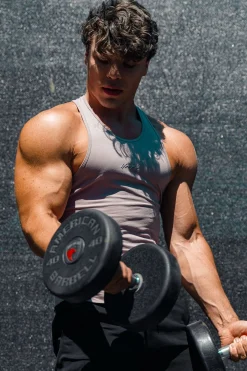 Tanks<Youngla 309 Signature Tanks Black|Forest Green|Heather Grey|Lavender