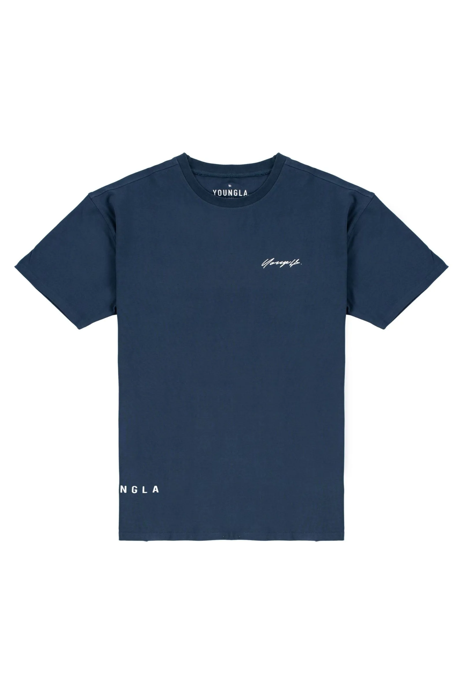 Shirts<Youngla 414 Signature Tees Black Wash|Deep Teal|Grey Blue|White