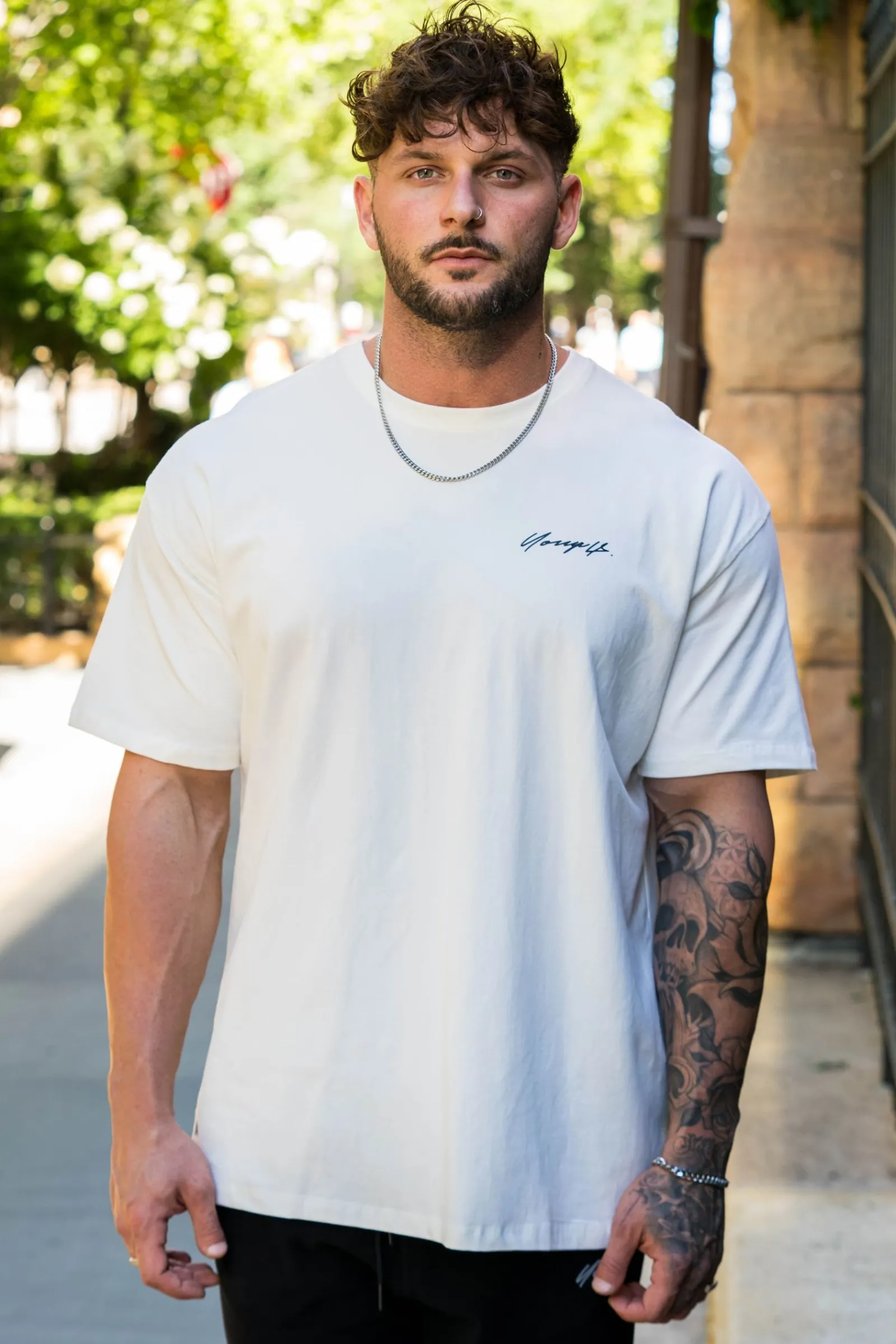 Shirts<Youngla 414 Signature Tees Black Wash|Deep Teal|Grey Blue|White