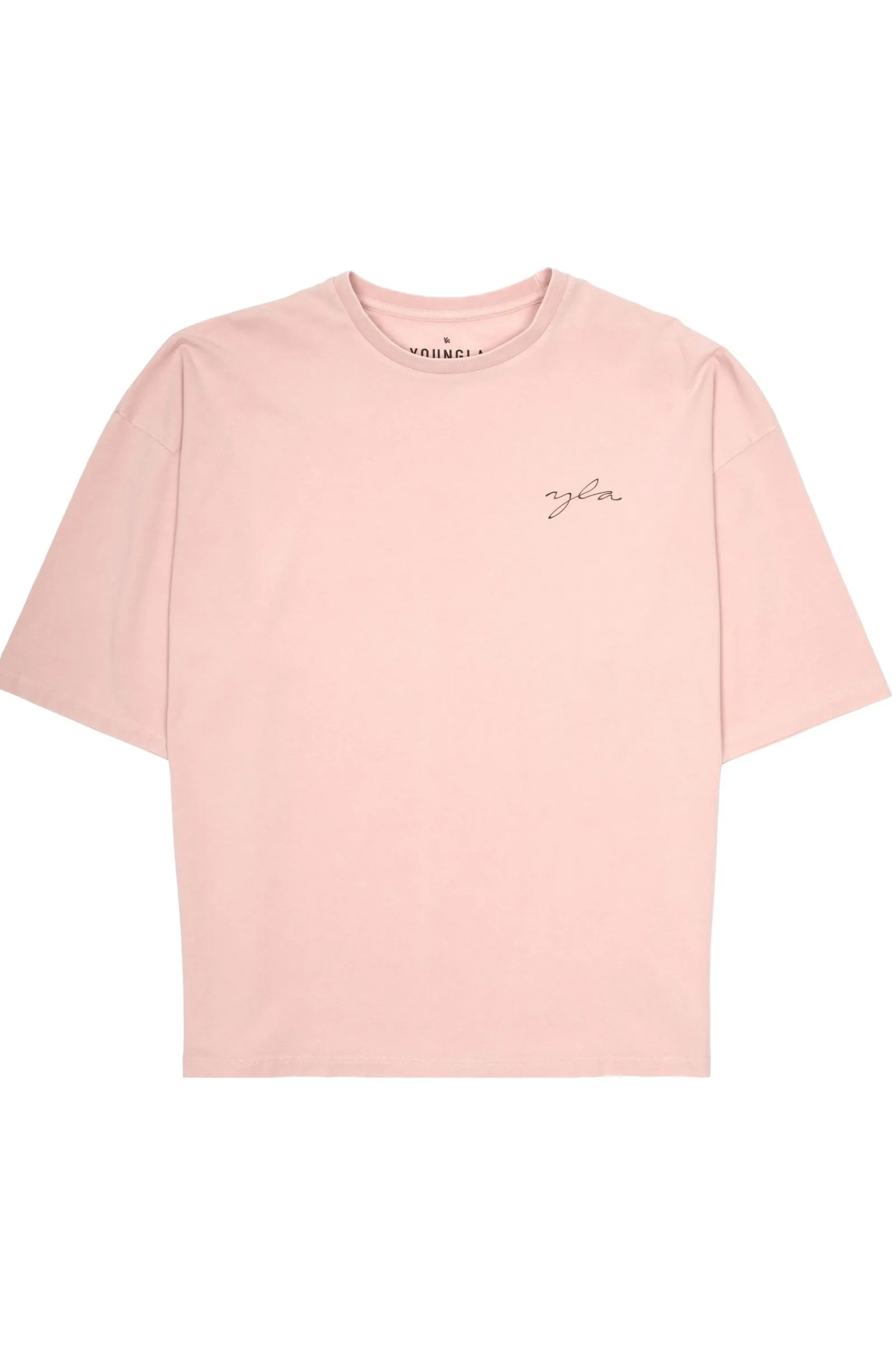 Shirts<Youngla 464 Skyline Super Sized Tees Black Wash|Lavender Wash|Plum Perfect Wash|Sepia Rose Wash