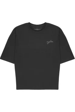 Shirts<Youngla 464 Skyline Super Sized Tees Black Wash|Lavender Wash|Plum Perfect Wash|Sepia Rose Wash