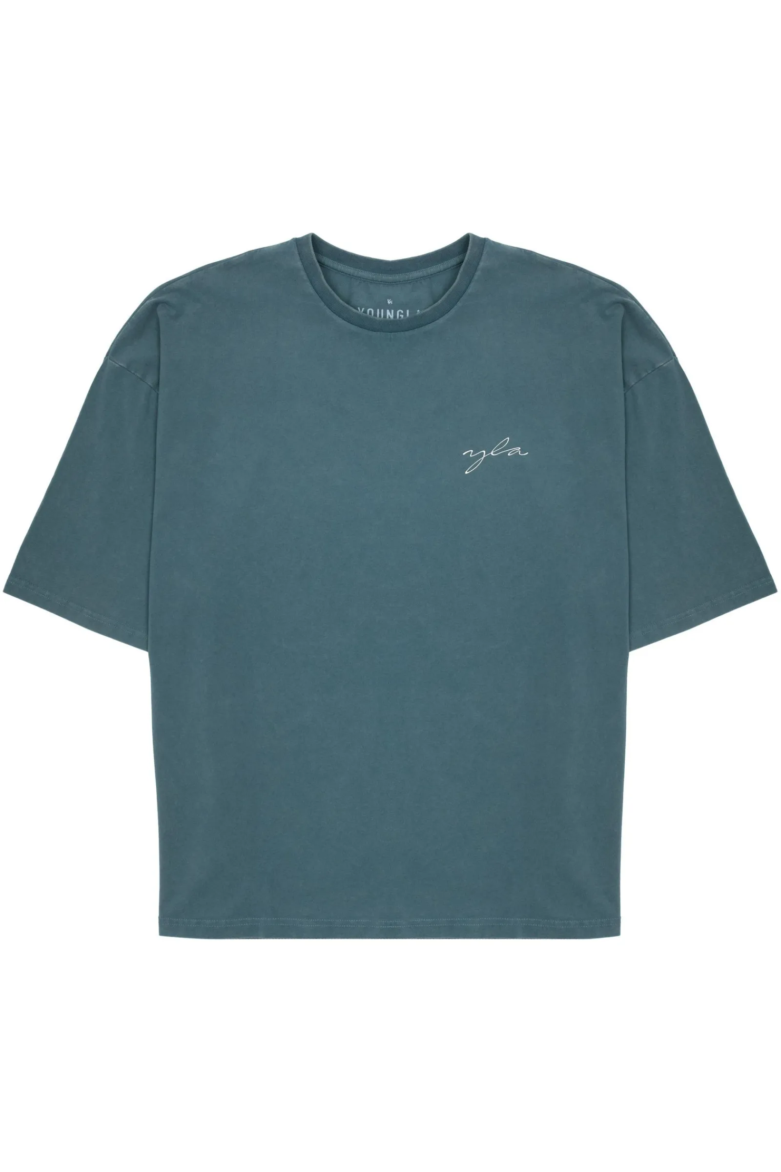 Shirts<Youngla 464 Skyline Super Sized Tees Black Wash|Lavender Wash|Plum Perfect Wash|Sepia Rose Wash