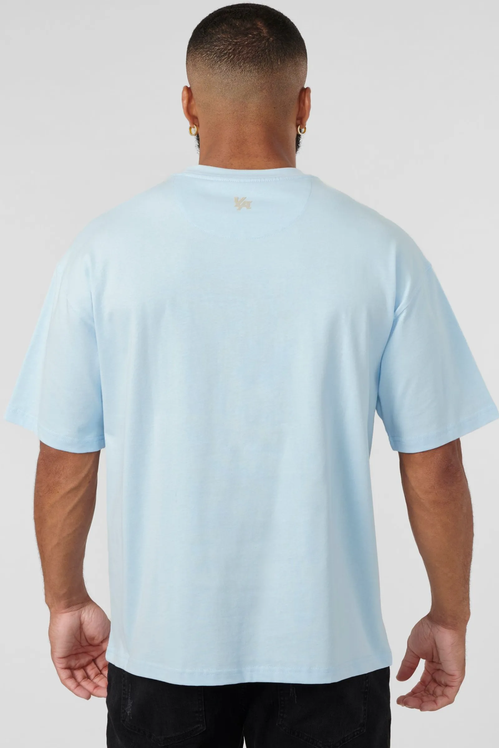 Shirts<Youngla 436 Stamped Tees Black|Brown|Oatmeal|Pastel Pink
