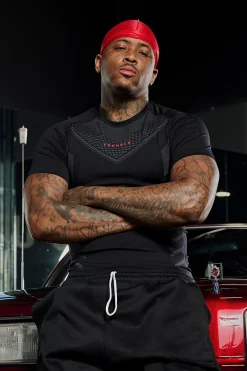 Shirts<Youngla 465 Superhero Compression Tees Black|Cement|Dark Blue|Dark Purple