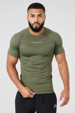 Shirts<Youngla 475 Supervillain Compression Tees Black|Beige|Forest Green|Grey