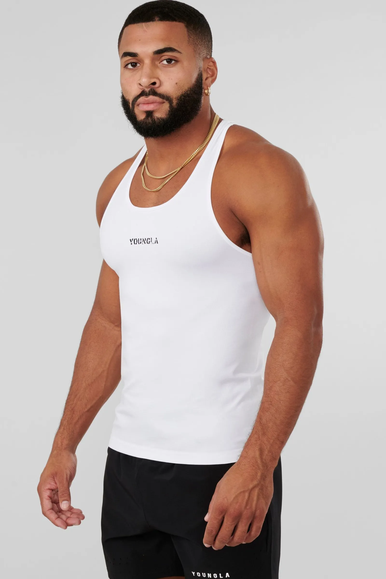 Tanks<Youngla 302 Supervillain Stringers Black|Forest Green|Grey|Navy