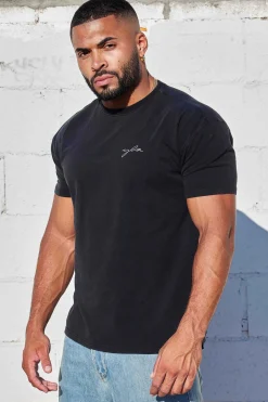 Shirts<Youngla 466 Tailored Tees Black|Chocolate|Dark Grey|Olive