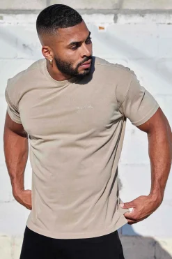 Shirts<Youngla 466 Tailored Tees Black|Chocolate|Dark Grey|Olive