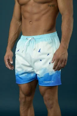 Shorts<Youngla 141 The Block Party Shorts Sedona Sunrise|Signature Clouds|Roses Are Red|Above The Clouds