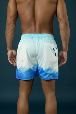Shorts<Youngla 141 The Block Party Shorts Sedona Sunrise|Signature Clouds|Roses Are Red|Above The Clouds