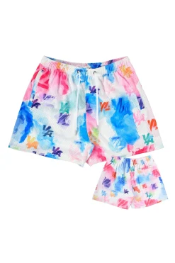 Shorts<Youngla 141 The Block Party Shorts Sedona Sunrise|Signature Clouds|Roses Are Red|Above The Clouds
